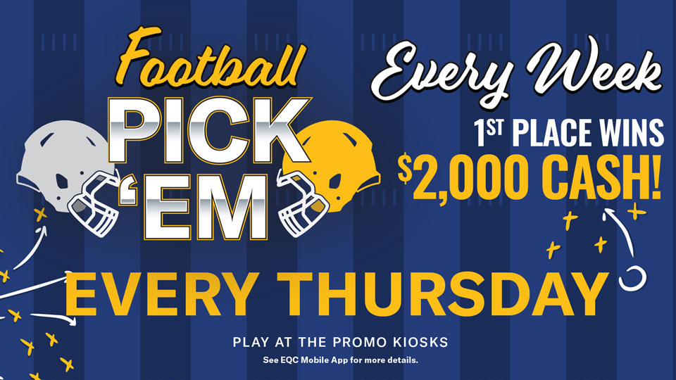 Win cash each week in the college football pick'em contest